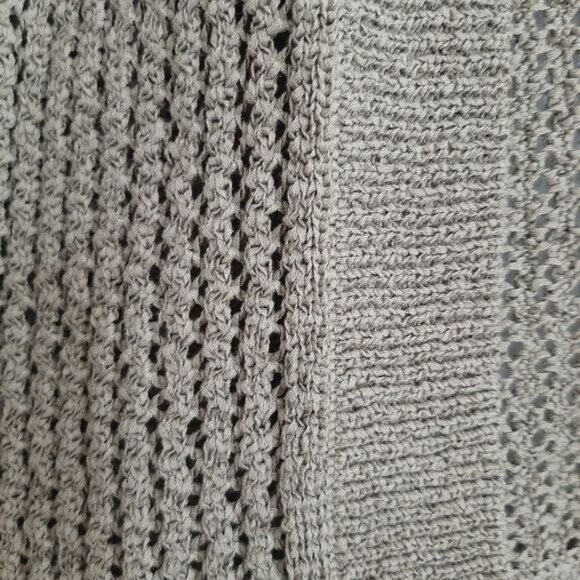 NORTHERN REFLECTIONS Open Front Knit Cardigan Sweater Sage Green Sz XXL - Picture 6 of 12